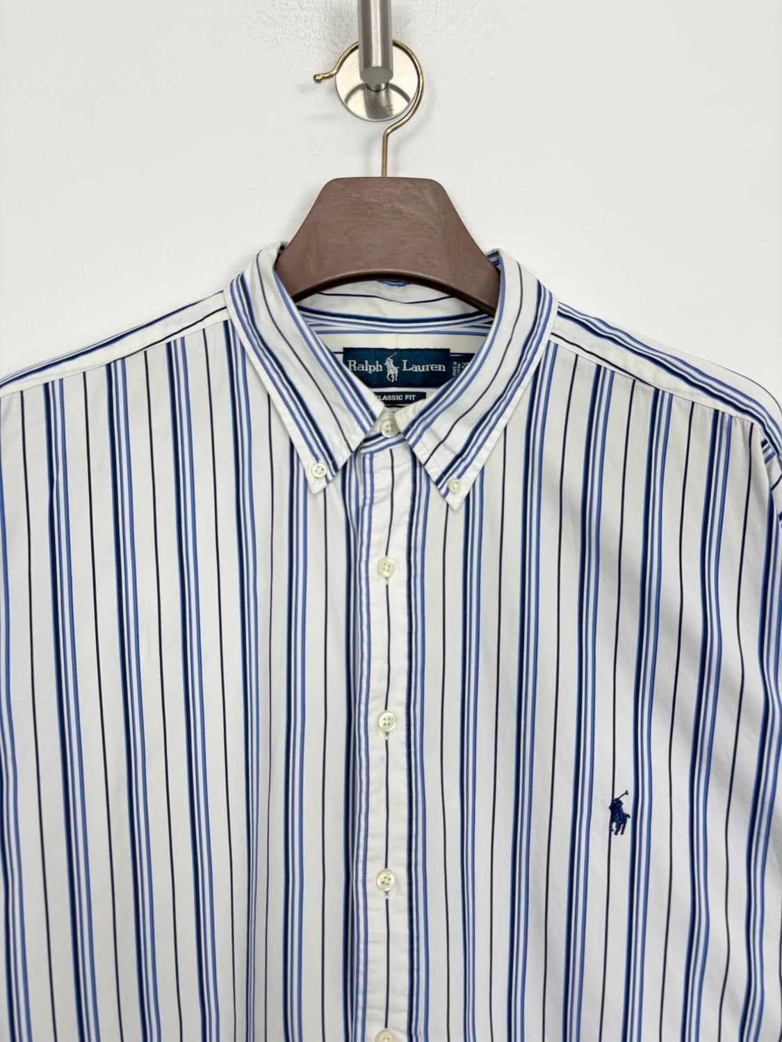  [4XL]POLO폴로 블루포니 블루네이비 스트라이프 셔츠 상품이미지6