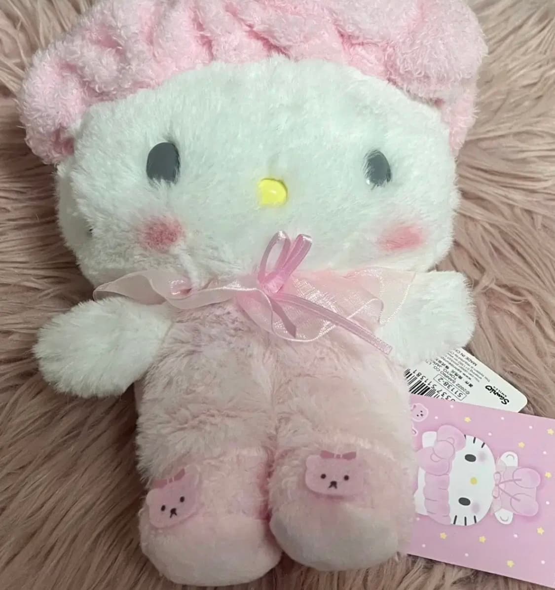 치유 키티 베이비 파자마 일본 한정판 인형 산리오 고전키티 아기 키티 상품이미지2