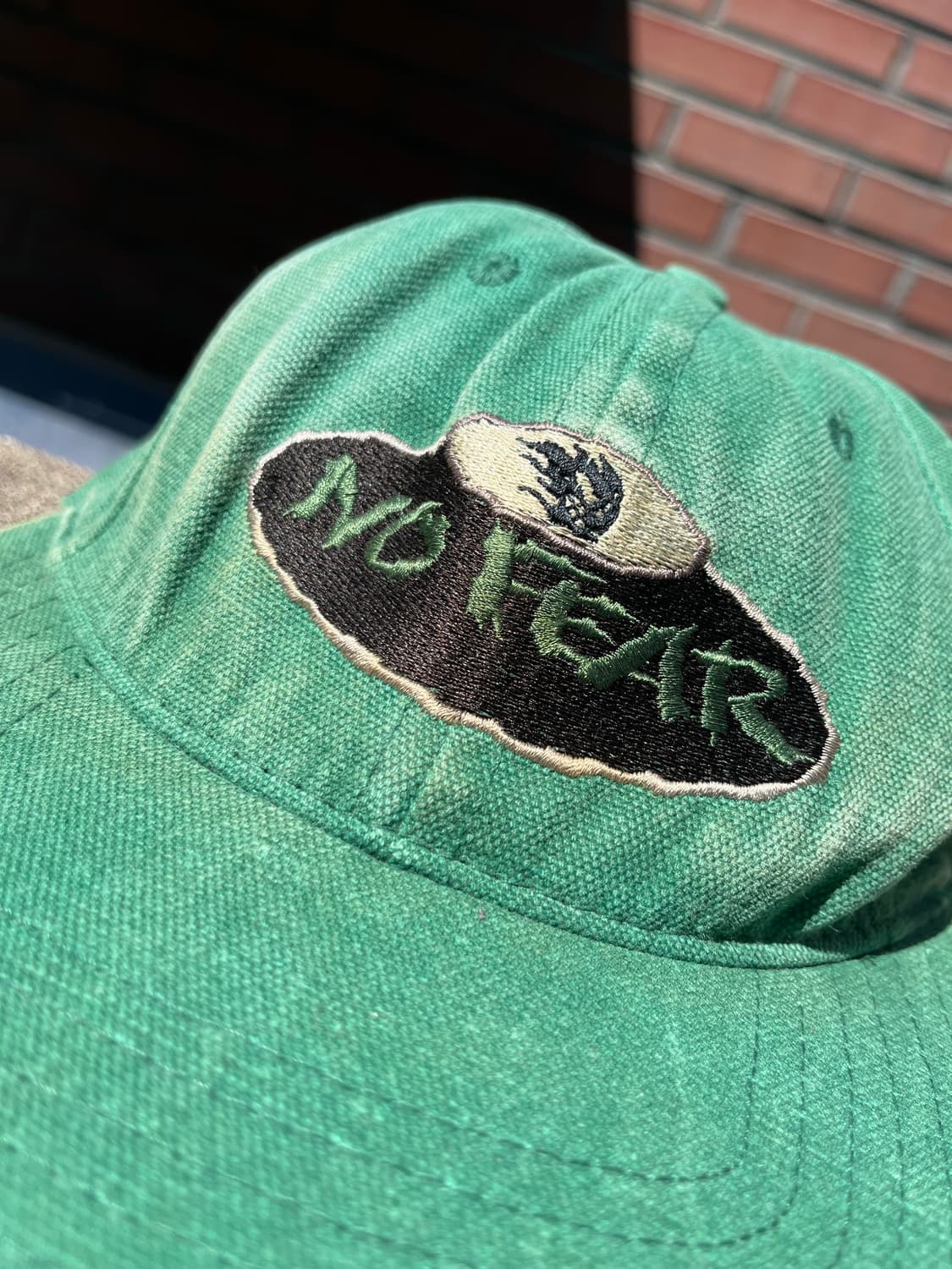 1990s No Fear  Green Faded Cap 상품이미지2