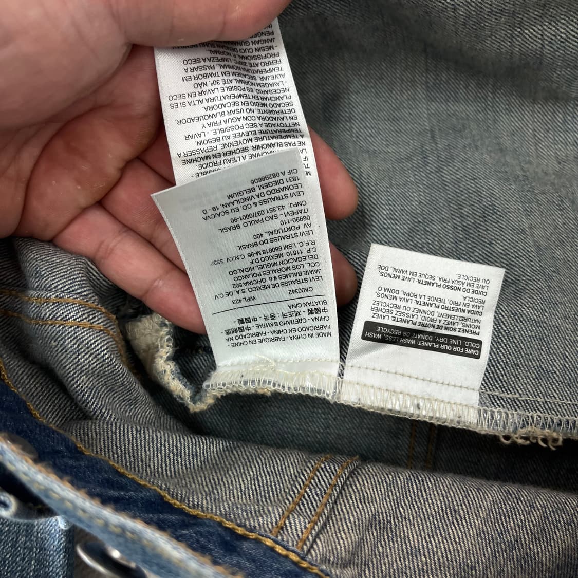 100 리바이스 데님 트러커 자켓 상품이미지6