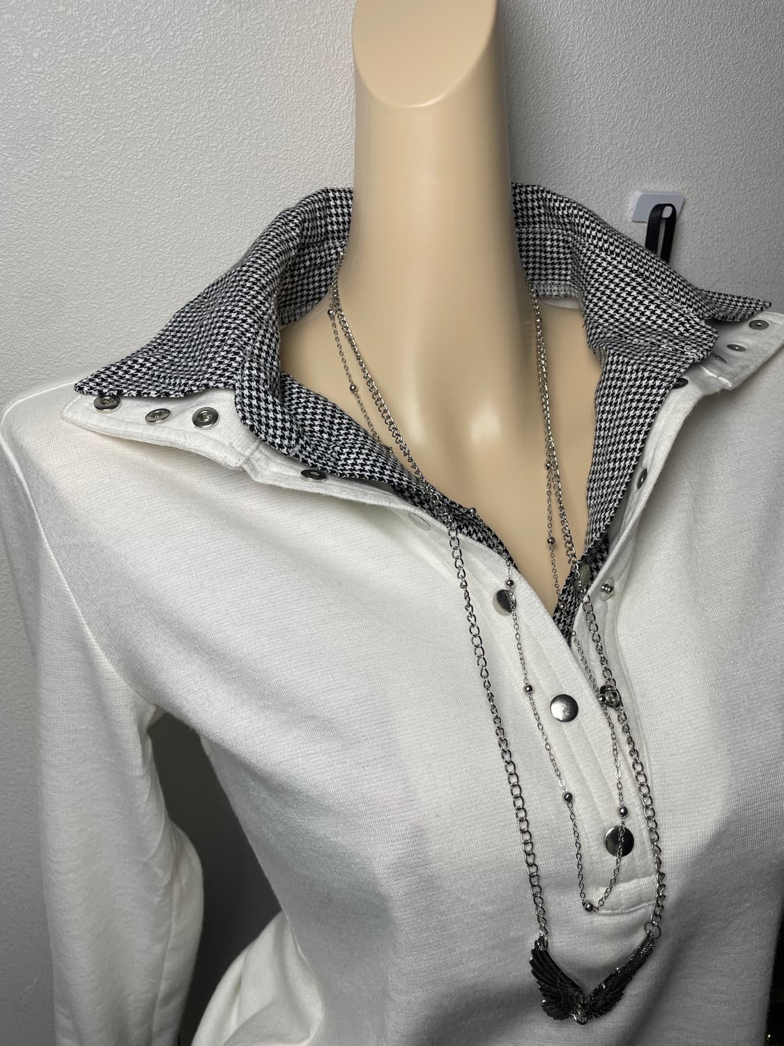 빈티지 버튼업 카라 티셔츠 상품이미지3