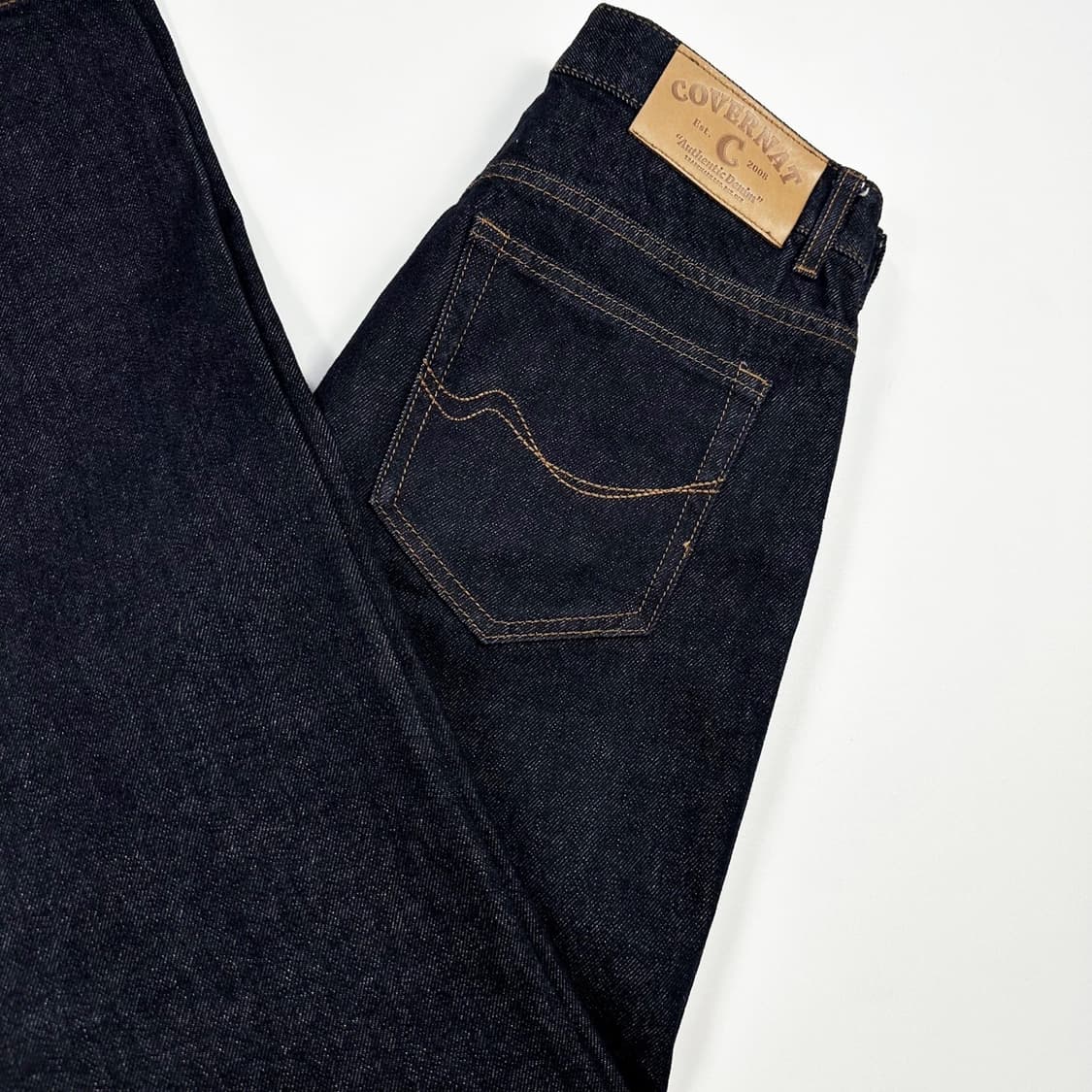 커버낫 C로고 생지 일자 데님 팬츠 (30인치) 상품이미지1
