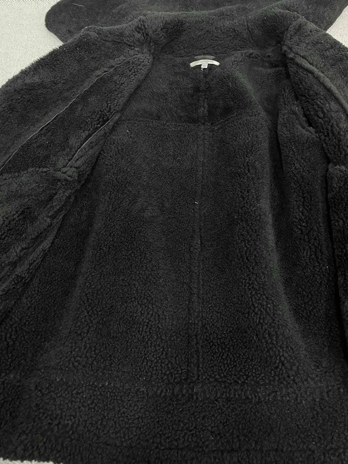 까르벵 Carven 양가죽 블랙 무스탕 S 36사이즈 상품이미지9