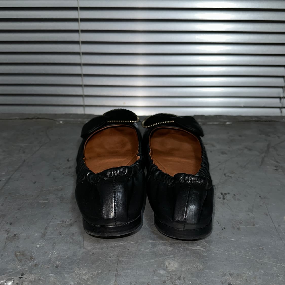 00s 풀박스 씨 바이 끌로에 지퍼 리본 플랫 슈즈 상품이미지5