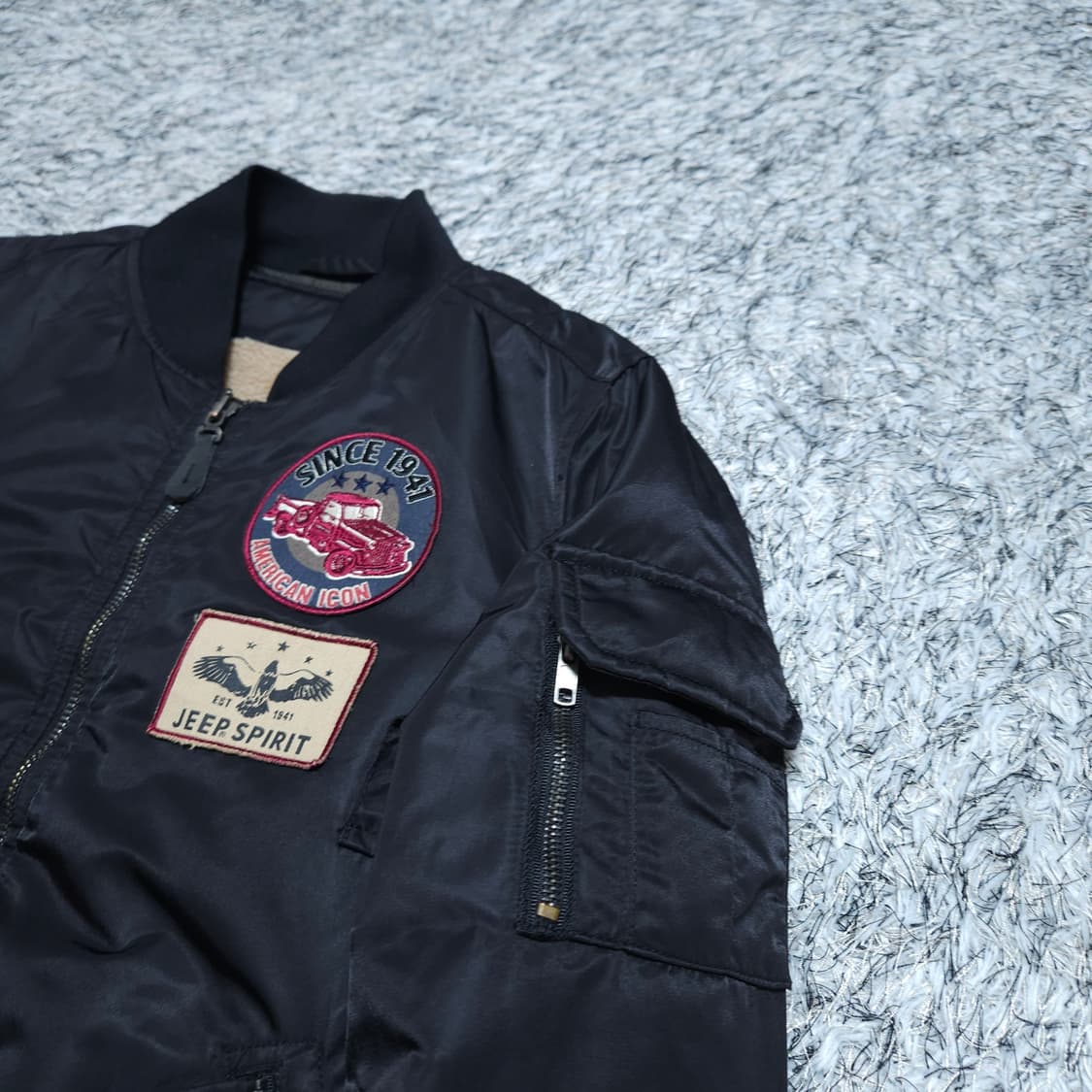 Jeep) M 남자 MA-1 항공점퍼+양털조끼 / 왕눈이샵 상품이미지4