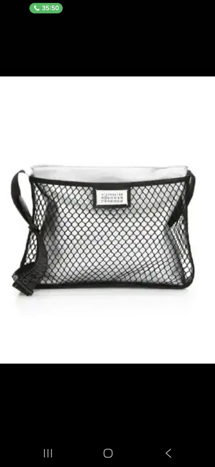 [새제품] 마르지엘라 메탈릭실버 숄더백 파우치 크로스백 가방 클러치백 상품이미지1