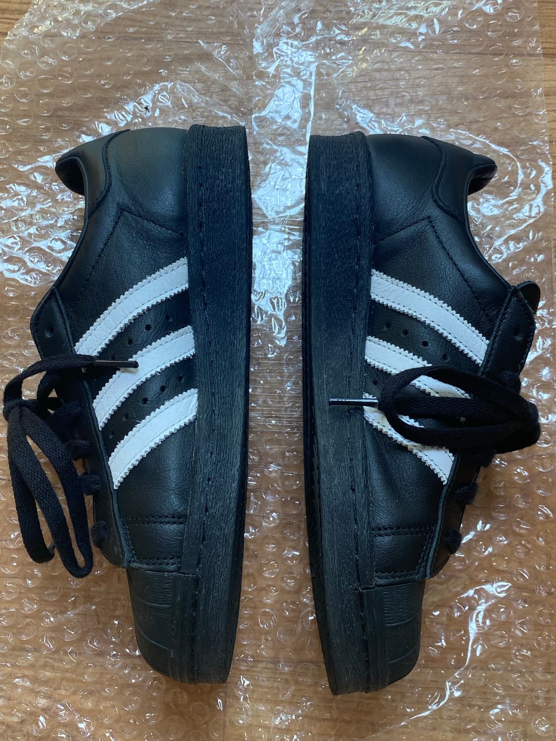 아디다스 슈퍼스타 82 블랙:화이트 Jl2026 상품이미지3