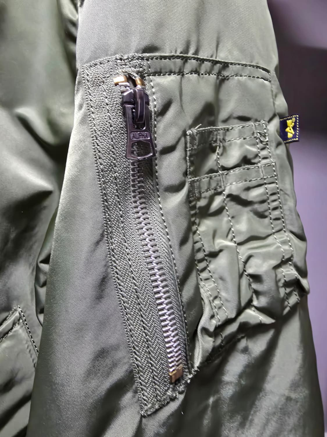 알파인더스트리 MA-1 슬림핏 라지(100사이즈) 상품이미지2