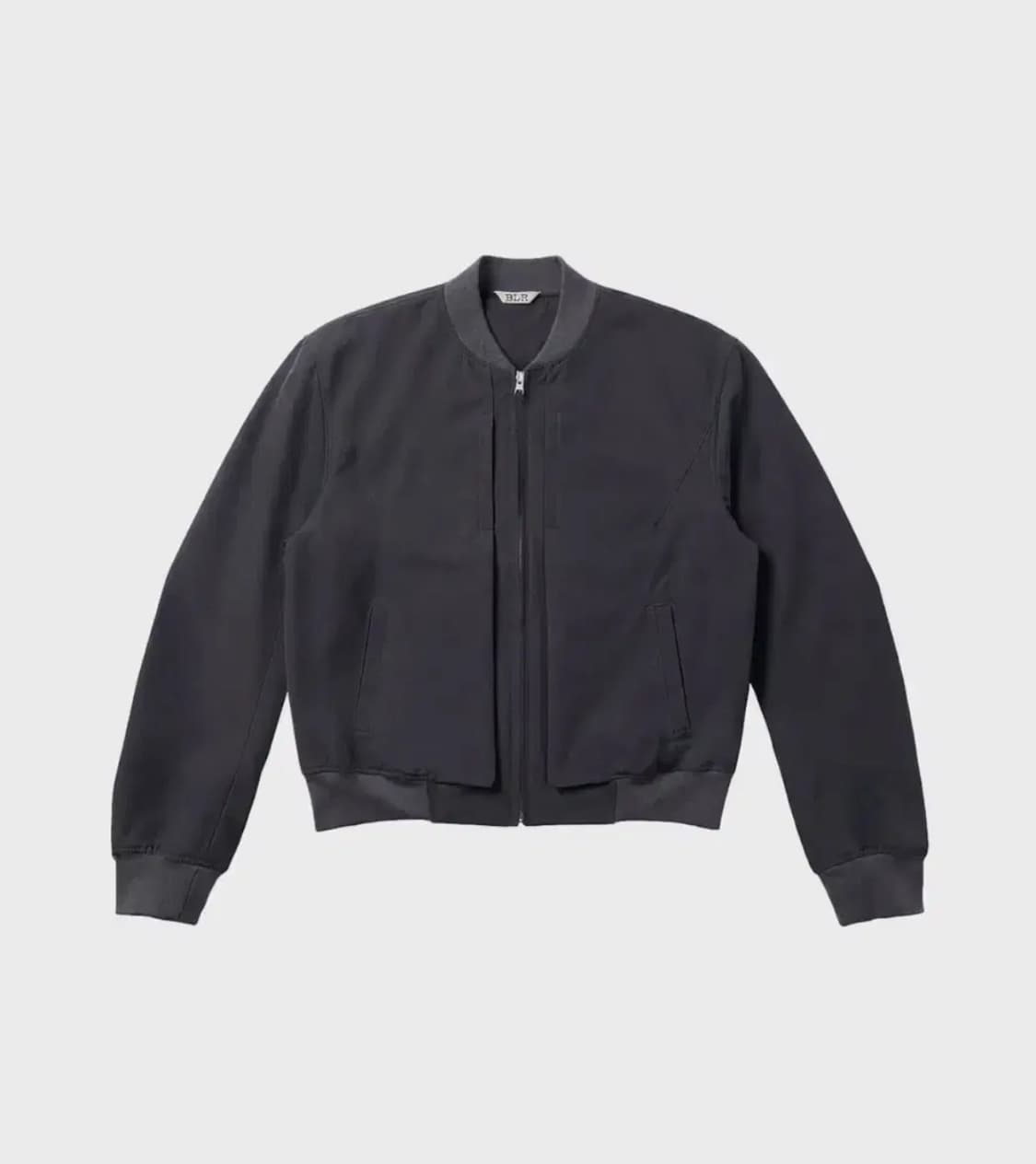 blr Curved Line Flight Jacket Charcoal M 상품이미지1