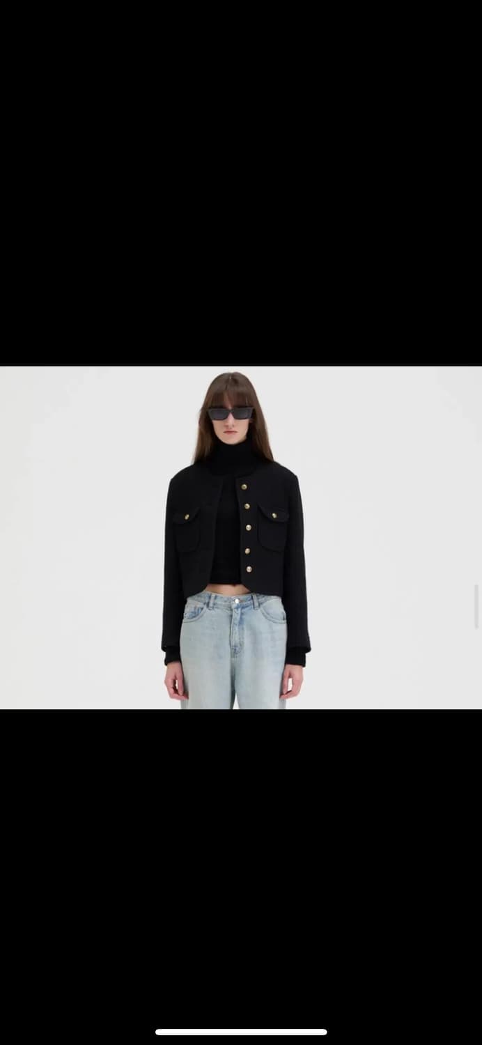 마론에디션 윈터 트위드 크롭 자켓 상품이미지2