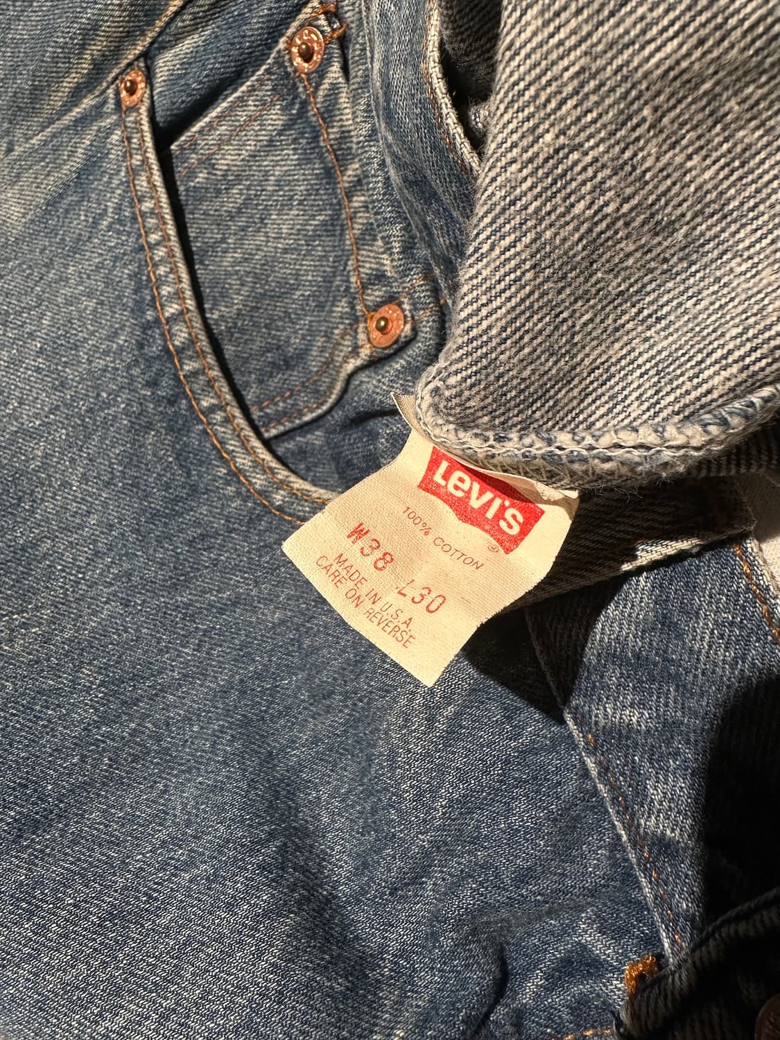 90s USA 빈티지 리바이스 501 데님 팬츠 상품이미지7