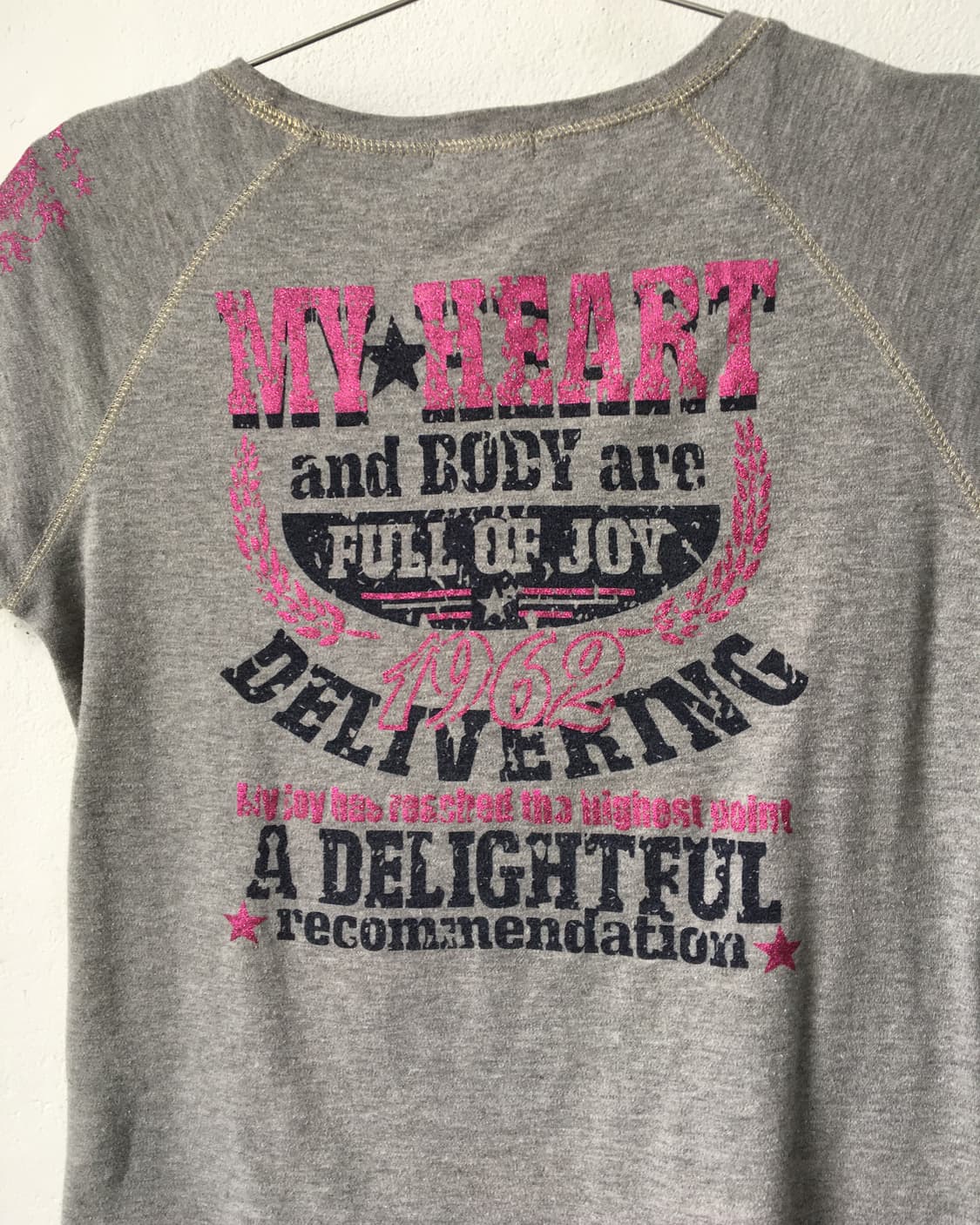 Glitter printing point t shirt 상품이미지3