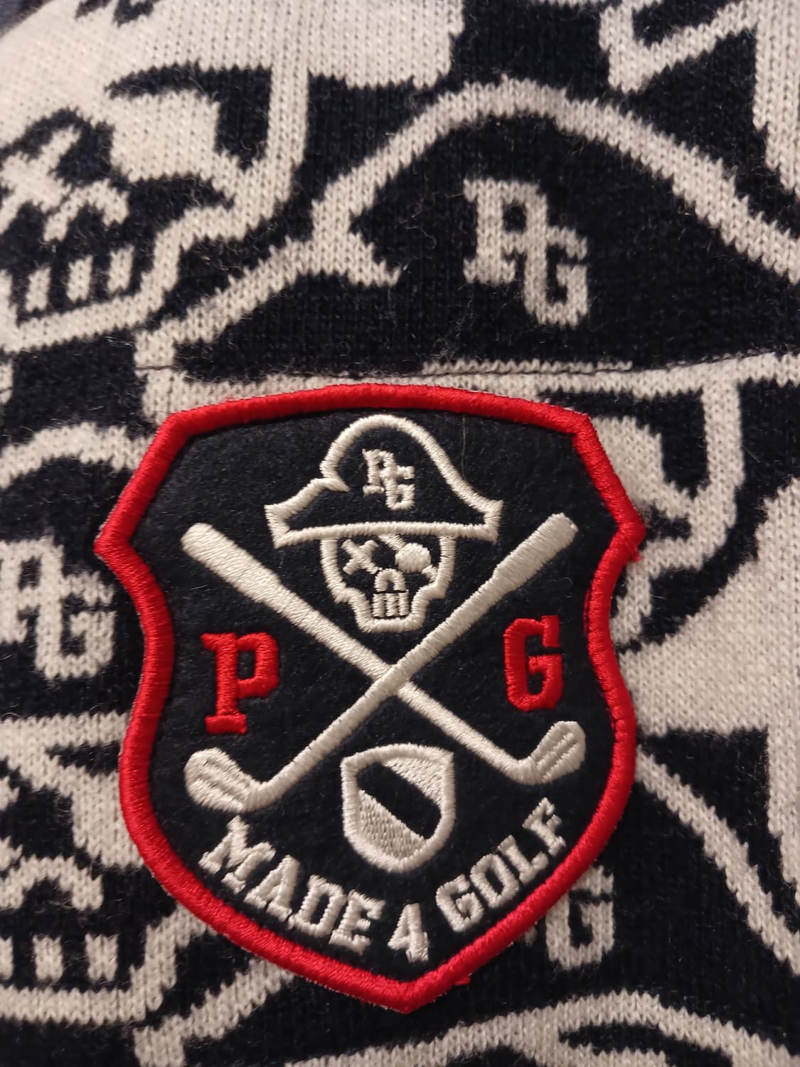 파리게이츠 정품 해골 패턴 모직 조끼 1 사이즈 상품이미지7