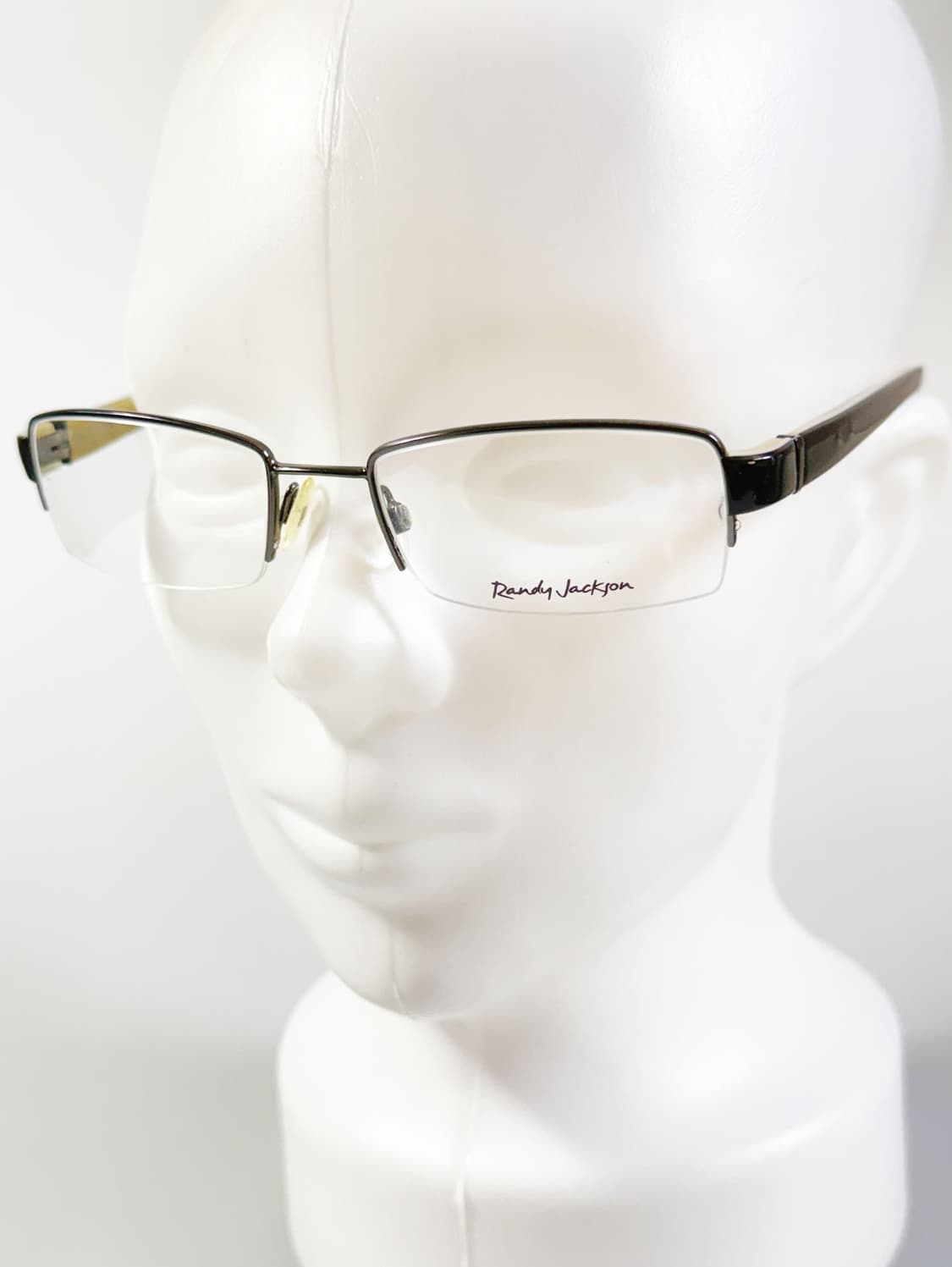 RANDY JACKSON 반무테 스퀘어 메탈 프레임 빈티지 안경 상품이미지8