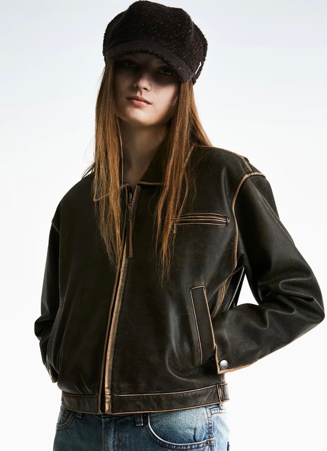 open yy 더오픈프로덕트 바이커 자켓  상품이미지2