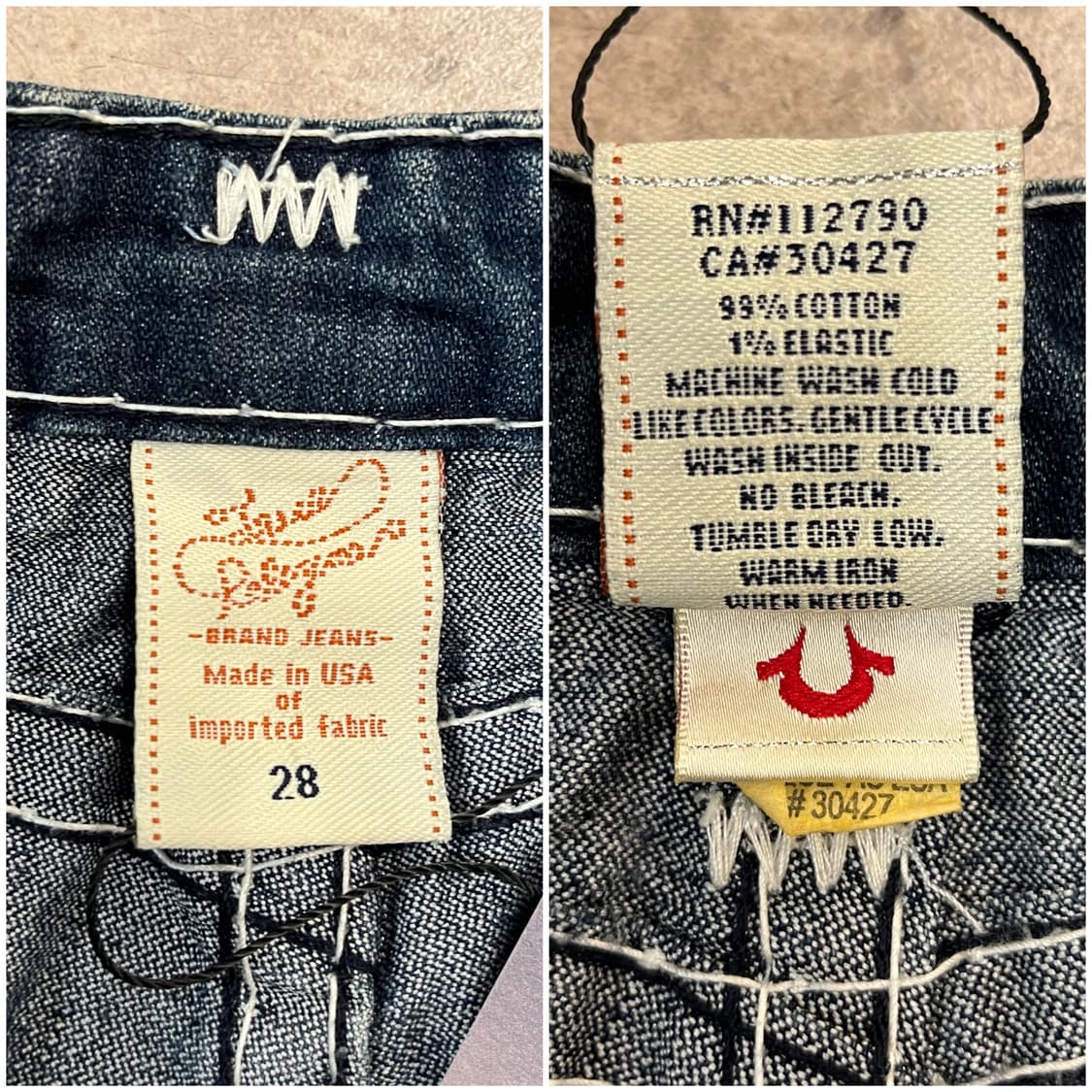 트루릴리젼 데님 팬츠 28 #csz2562 상품이미지3