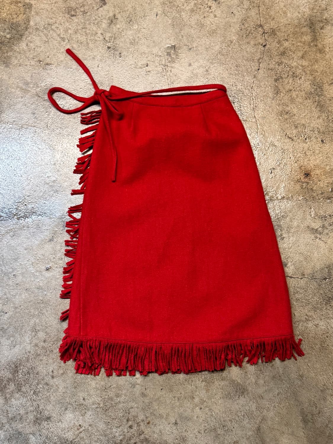 24-26inch ) eupepomboo Fringe Wrap Skirt 상품이미지8