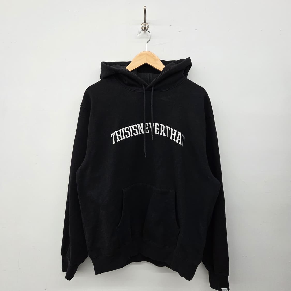 디스이즈네버댓 블랙 후드티 남L 상품이미지1