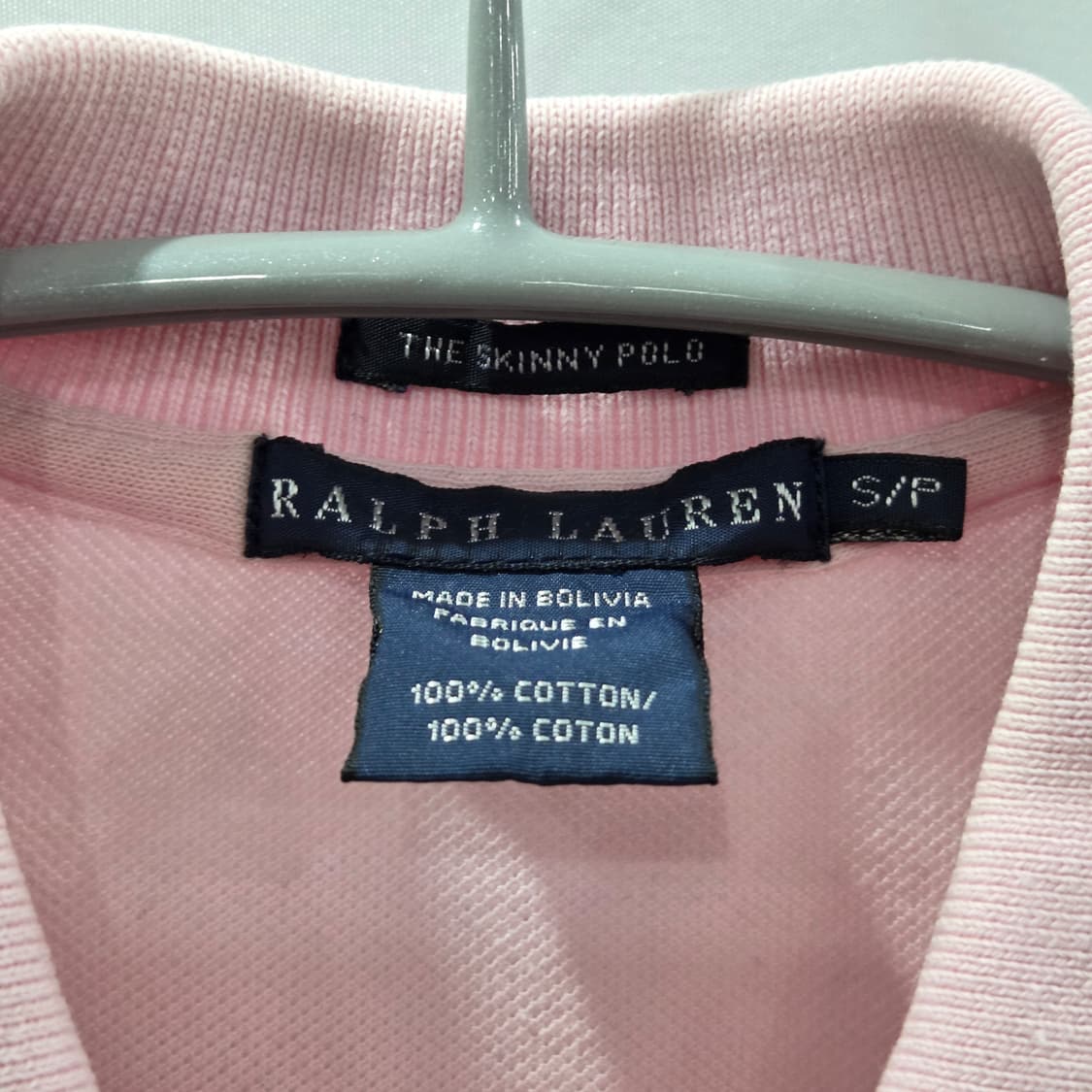 폴로랄프로렌 우먼 피케 카라티 연핑크 S 상품이미지3