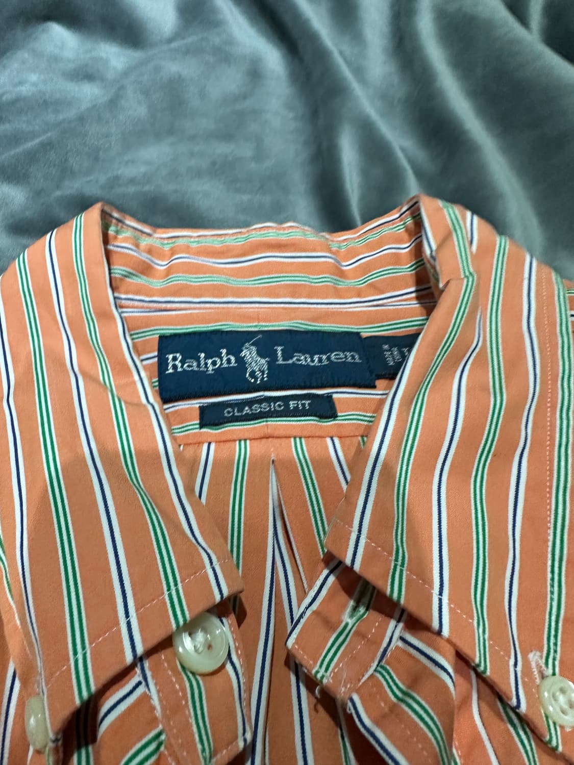 폴로 스트라이프 셔츠 L 상품이미지4