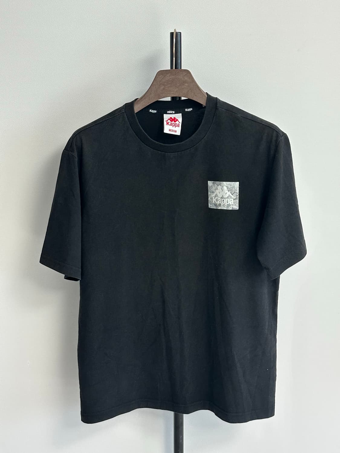 카파 카모 박스로고 그래픽 반팔티 블랙 상품이미지1