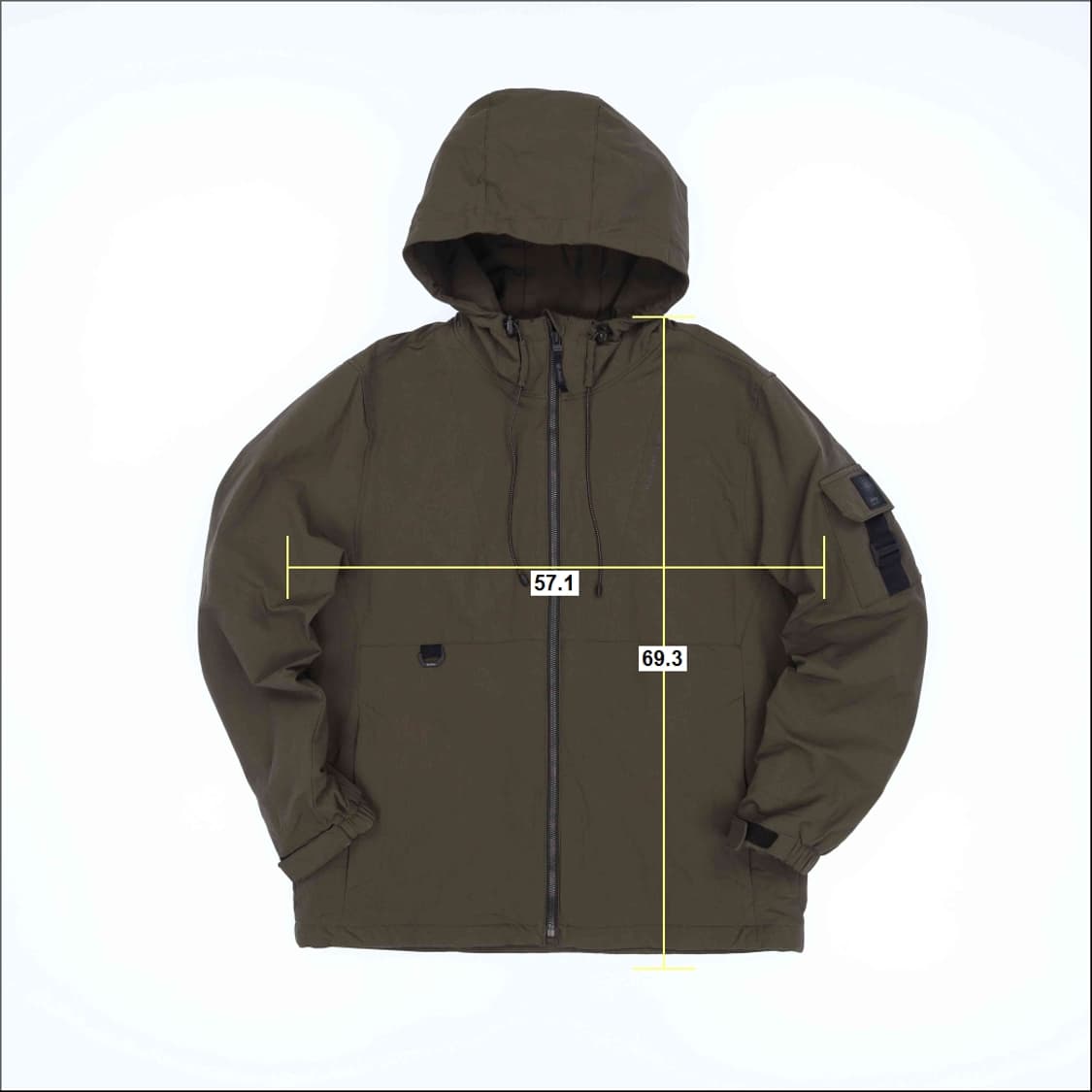 [100] 최신형 지프 JEEP 택티컬 포켓 후드 집업 자켓 N7089 상품이미지7