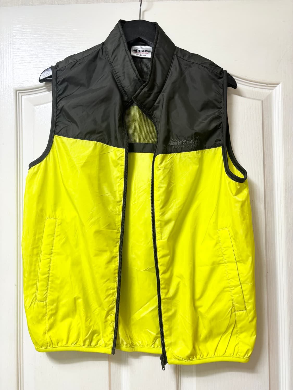 퍼스트다운 first down 포케터블 바람막이 베스트 조끼 상품이미지1