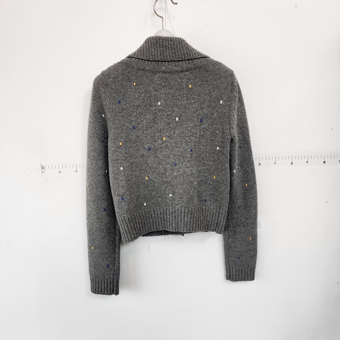 올리브데올리브 칼라 포인트 니트 가디건 상품이미지4