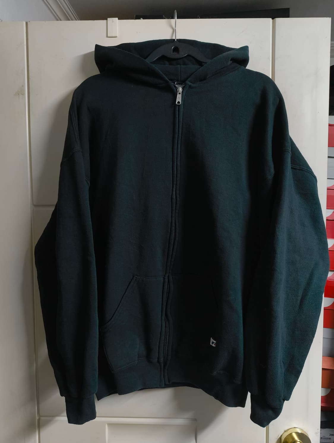 러셀 90s 블랙 후드집업 도메니카 공화국 XL 상품이미지1