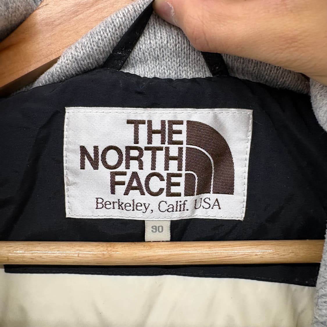 노스페이스 700 눕시 패딩 베스트 그레이 S 상품이미지5