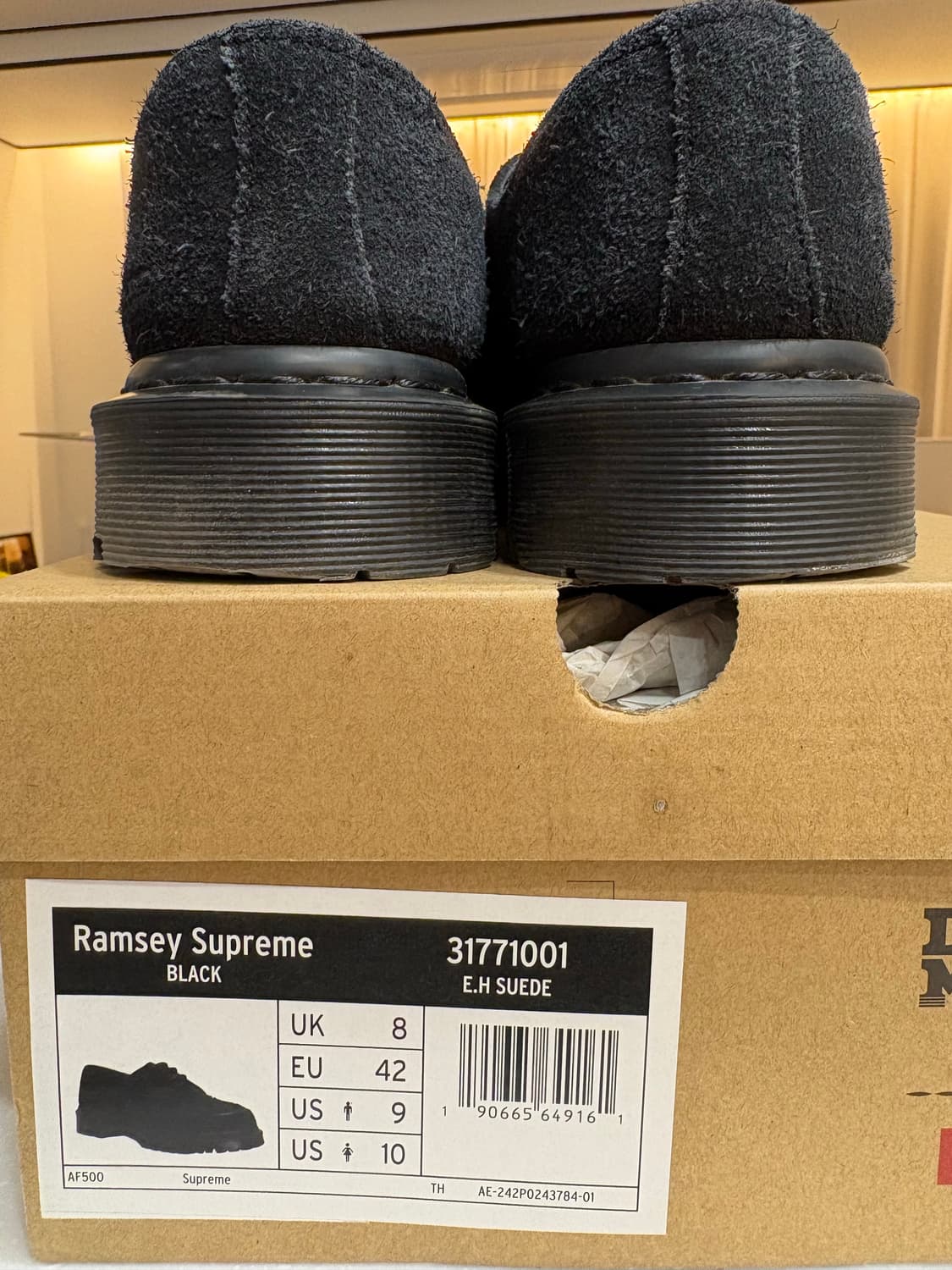 슈프림 닥터마틴 렘지 블랙 270  상품이미지2