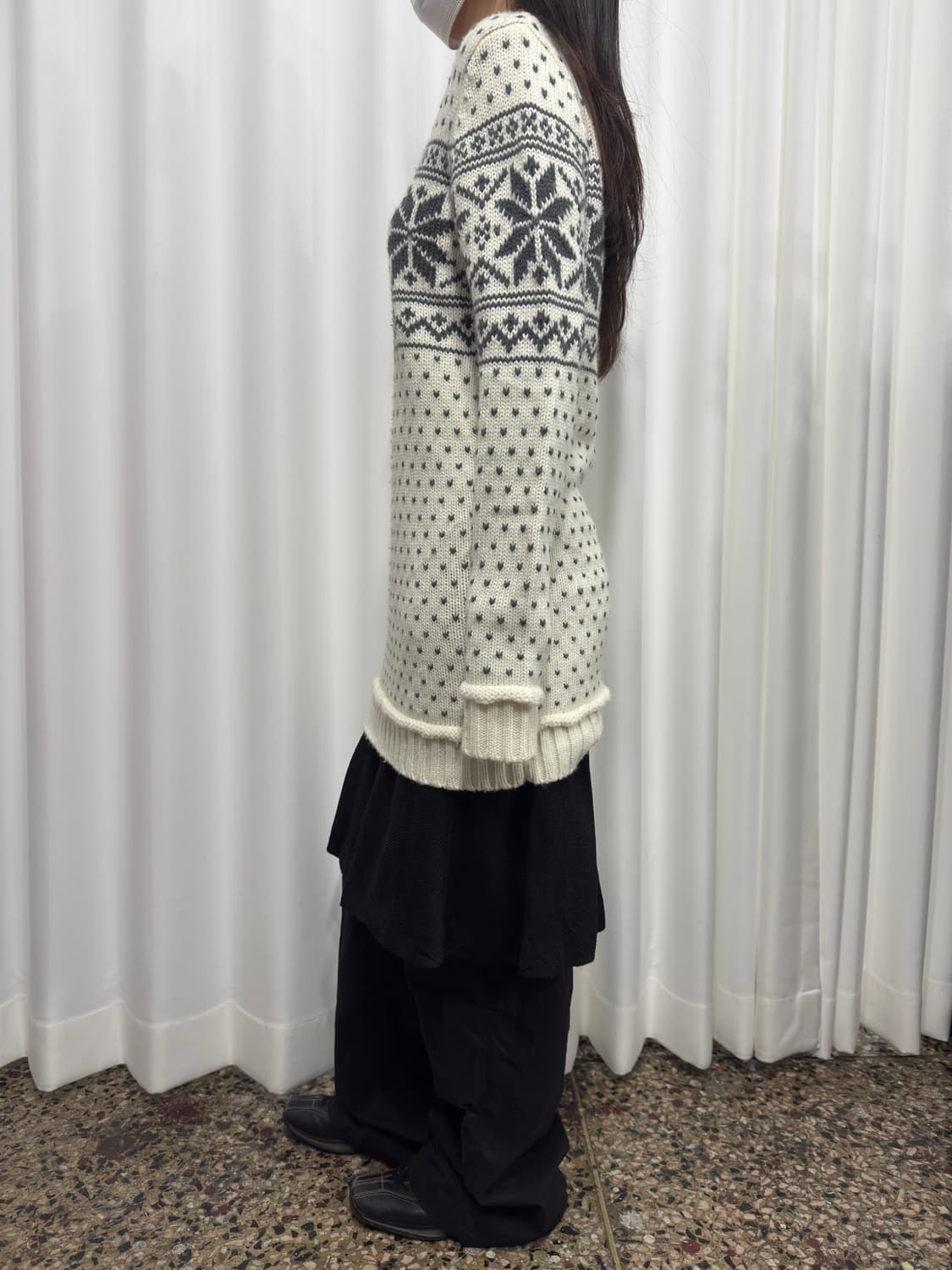 winter pattern onepiece 상품이미지4