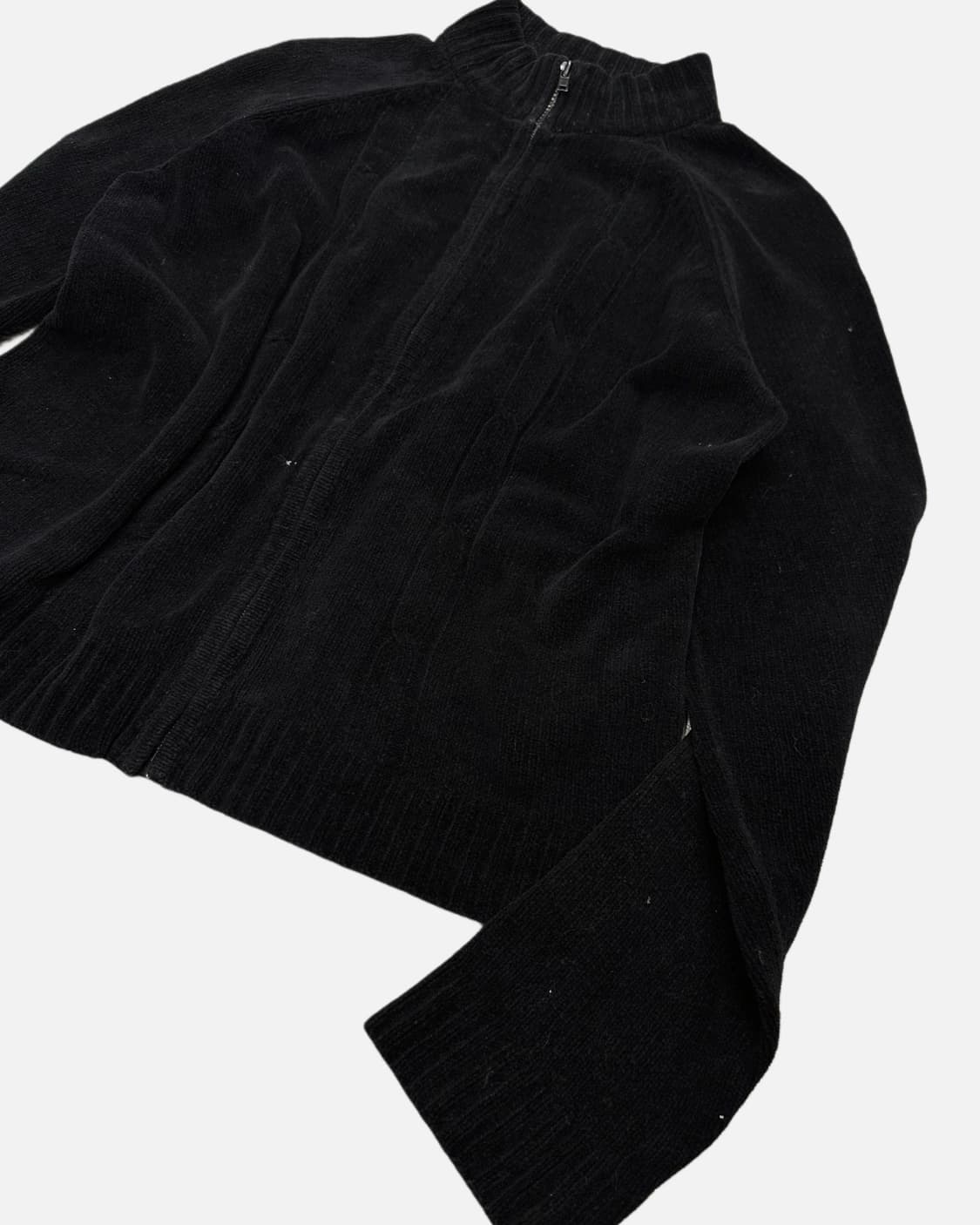 cable brushed knit zip-up 상품이미지3