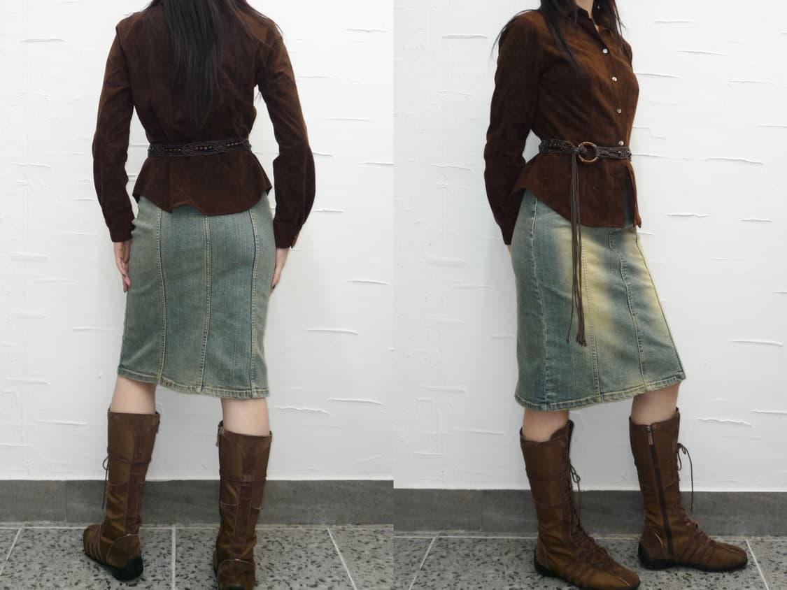 brown suede shirts 상품이미지3