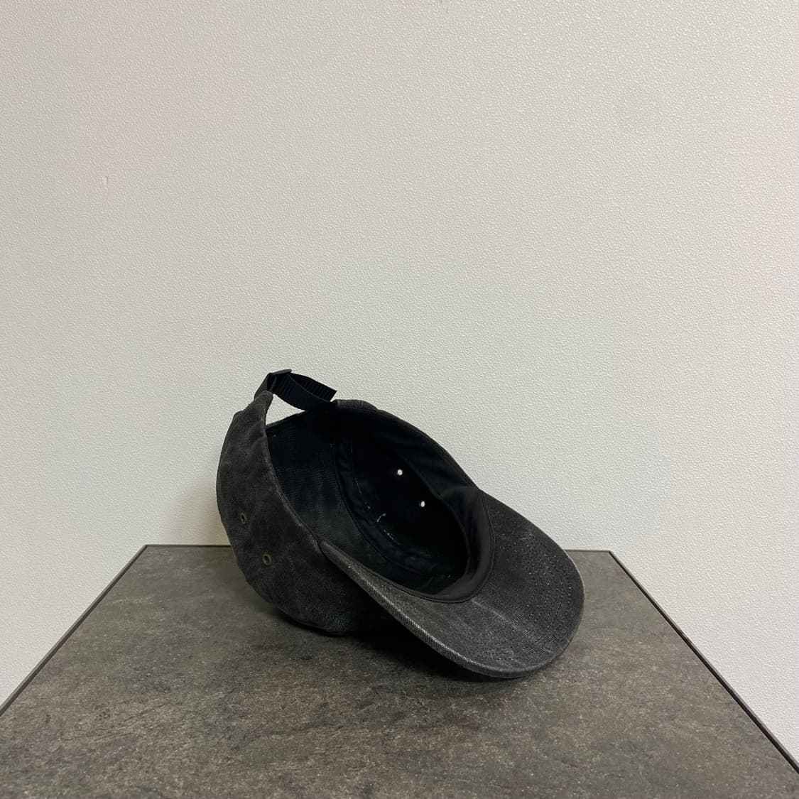 (OS) 슈프림 박스로고 캠프캡 모자 스톤 워시드 블랙 정품 상품이미지7