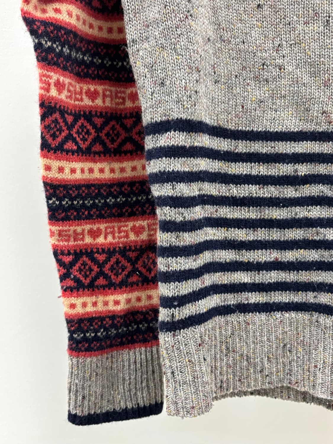 빈티지 노르딕 울 니트 상품이미지7