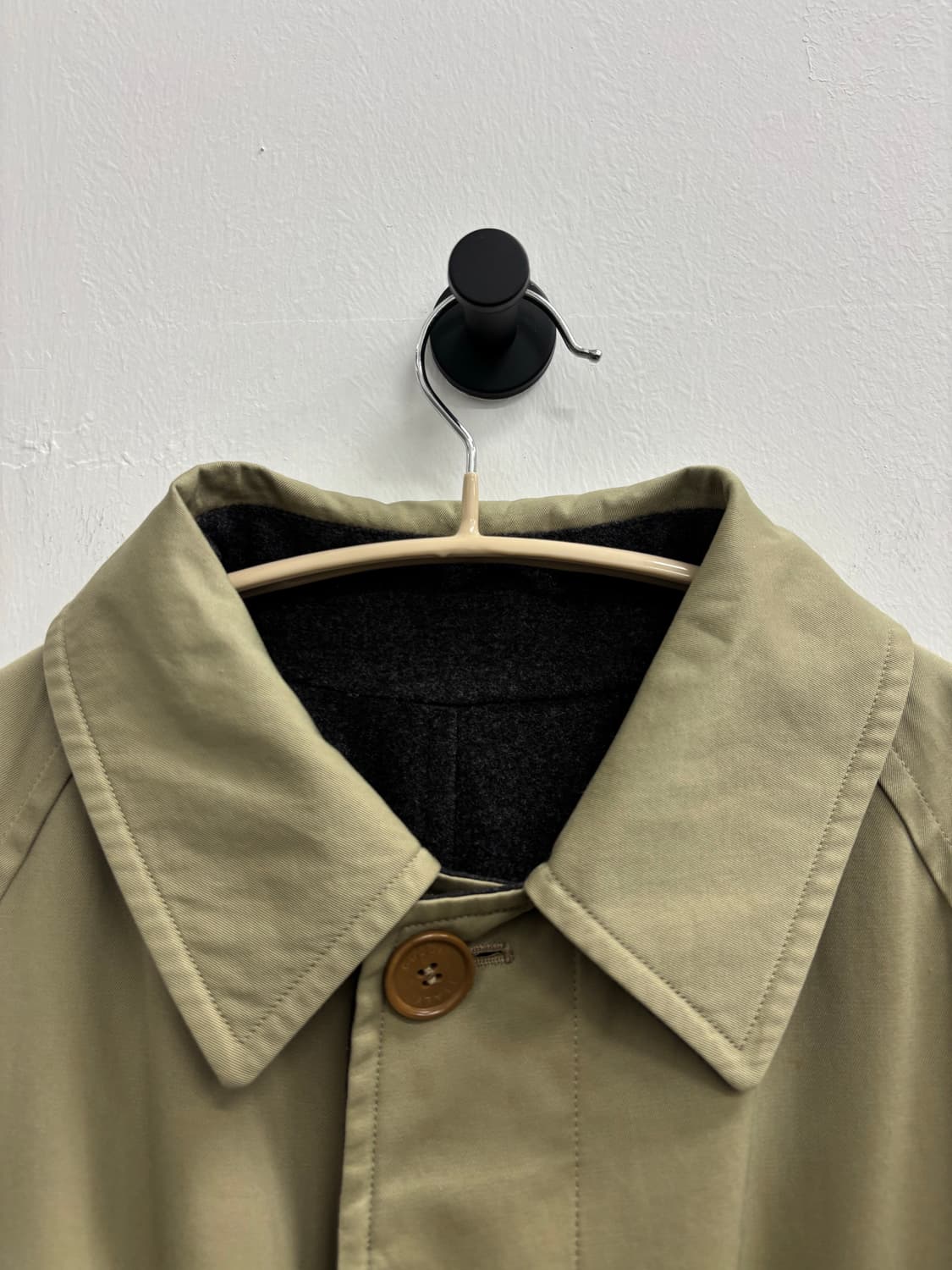 구찌 GUCCI 리버시블 울 캐시미어 롱 코트 상품이미지4