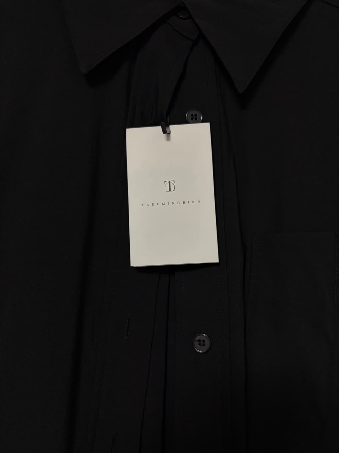 새상품)트리밍버드 오버핏 플리츠 셔츠 상품이미지4