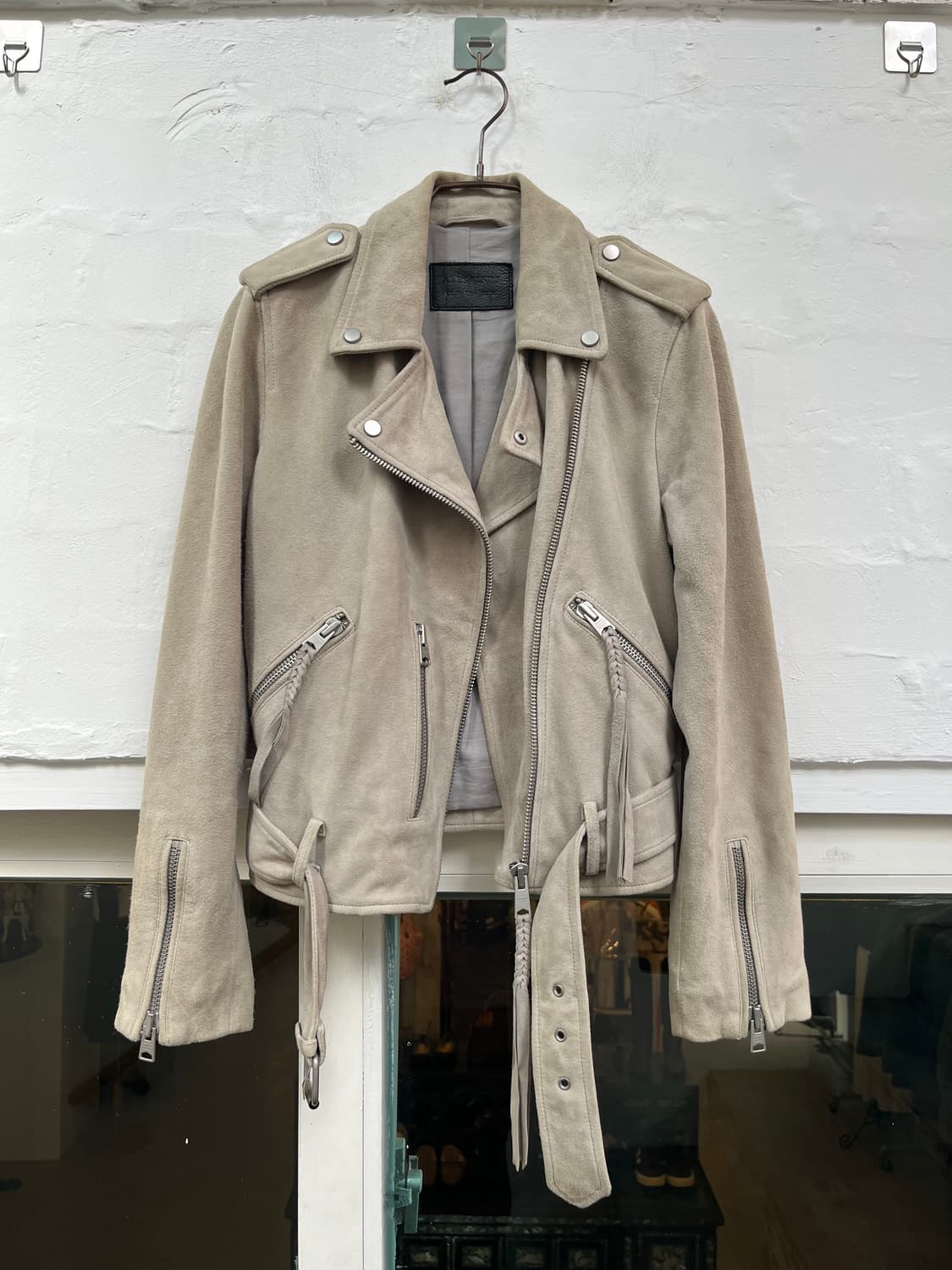 All Saints 올세인츠 스웨이드 자켓 우먼 M 상품이미지1