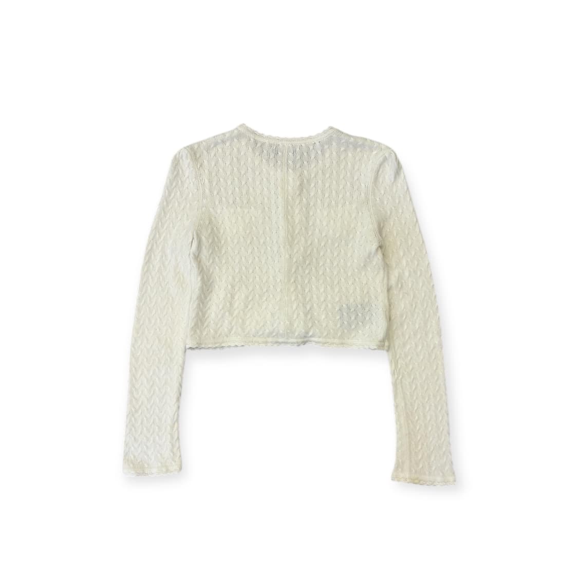 버버리 크롭 니트 가디건 상품이미지2