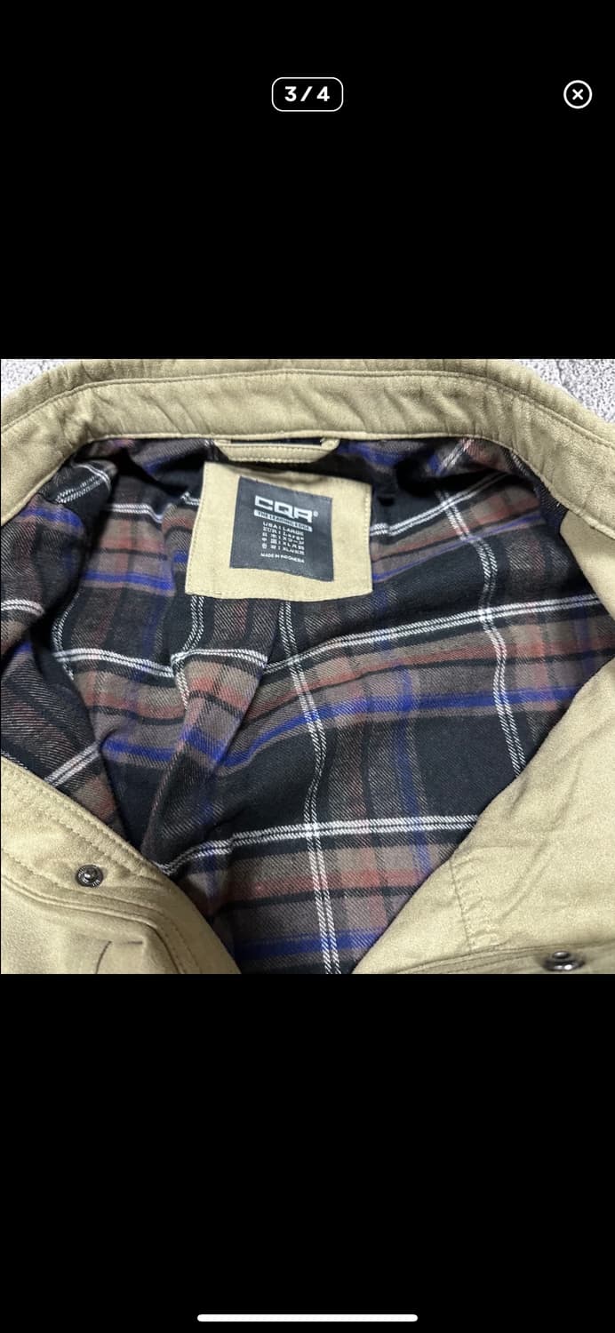  (바배) CQR 스웨이드 워크 셔츠 상품이미지3