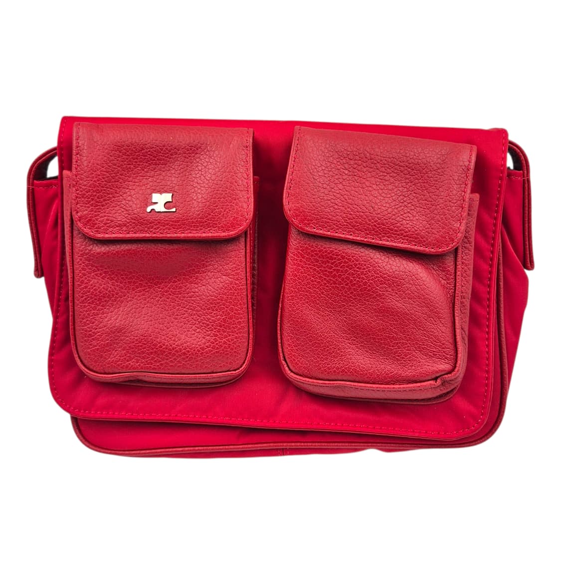 90s 꾸레쥬 레더 포켓 벨트 카메라백 상품이미지1