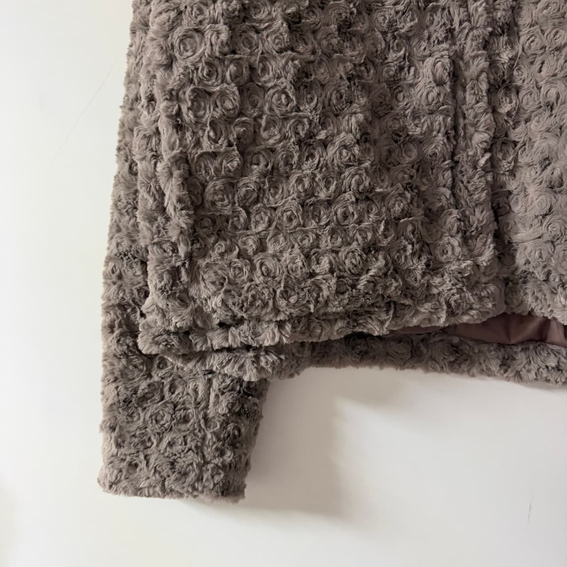 새상품 여자 3온스 퍼 자켓 상품이미지2