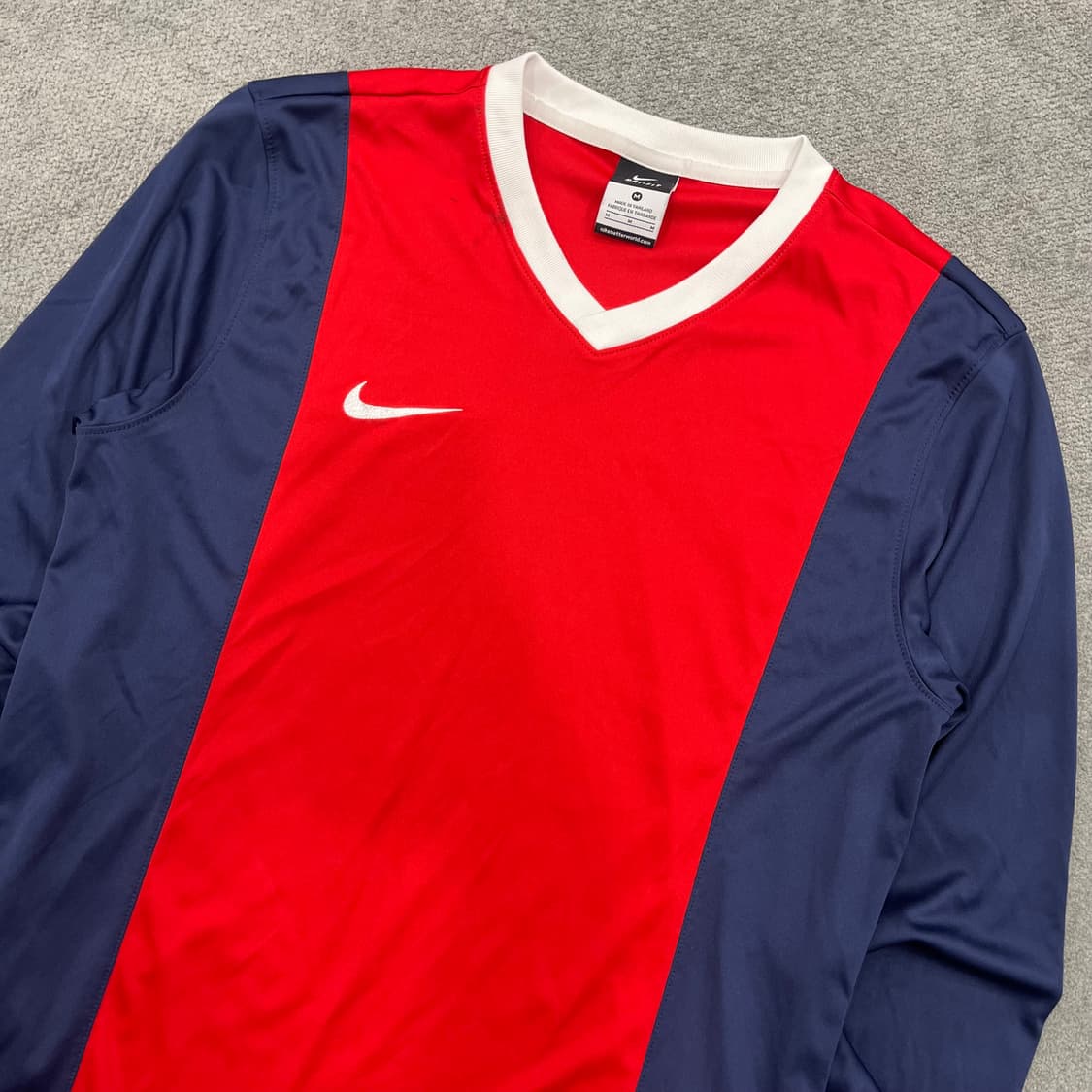 M 나이키 드라이핏 배색 풋볼 져지 긴팔티 상품이미지2