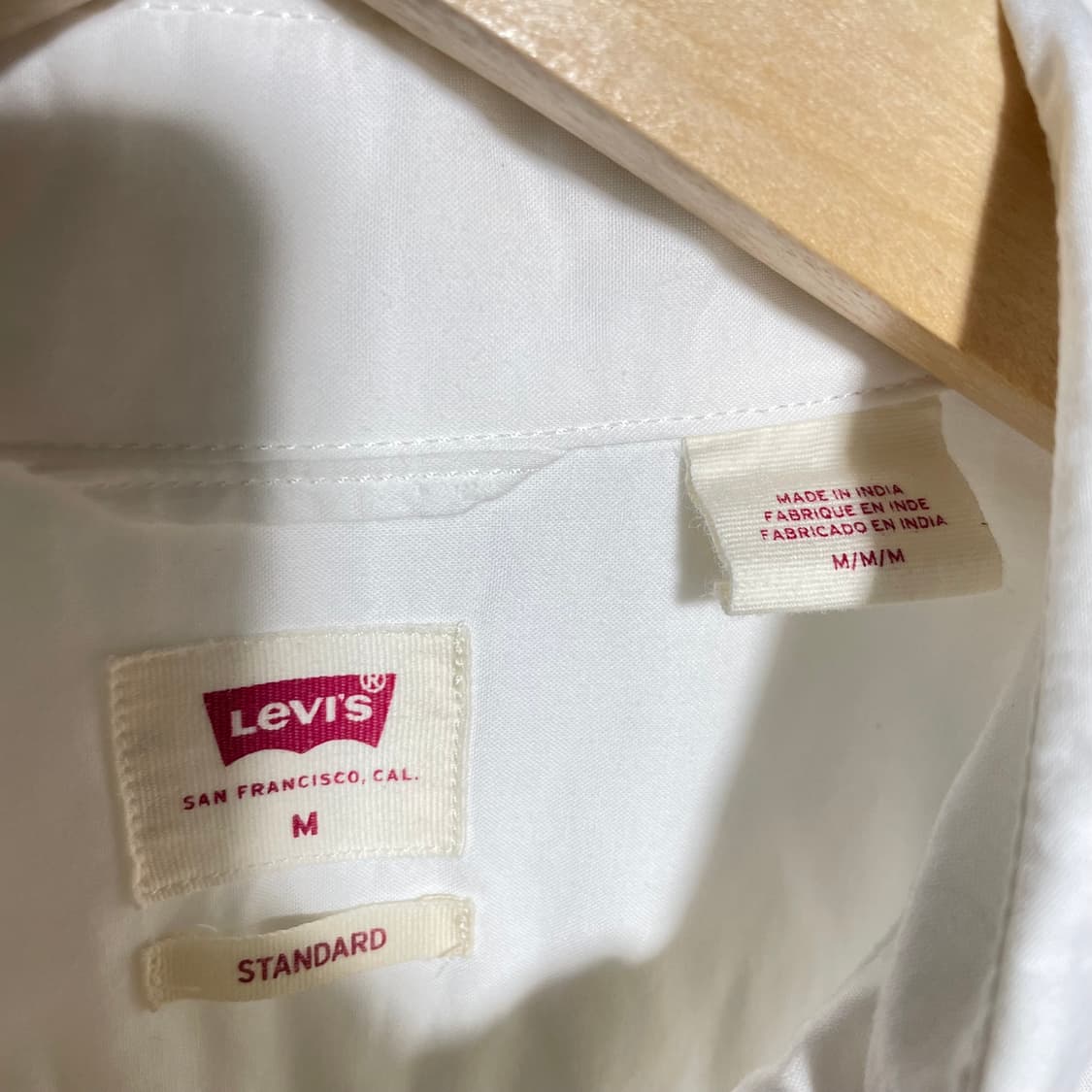 리바이스 화이트 셔츠 상품이미지4