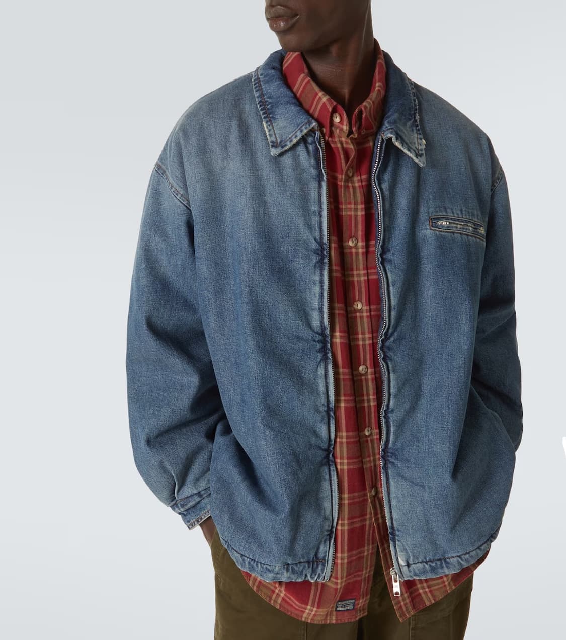 erl 시어링 데님 자켓 xl 상품이미지2