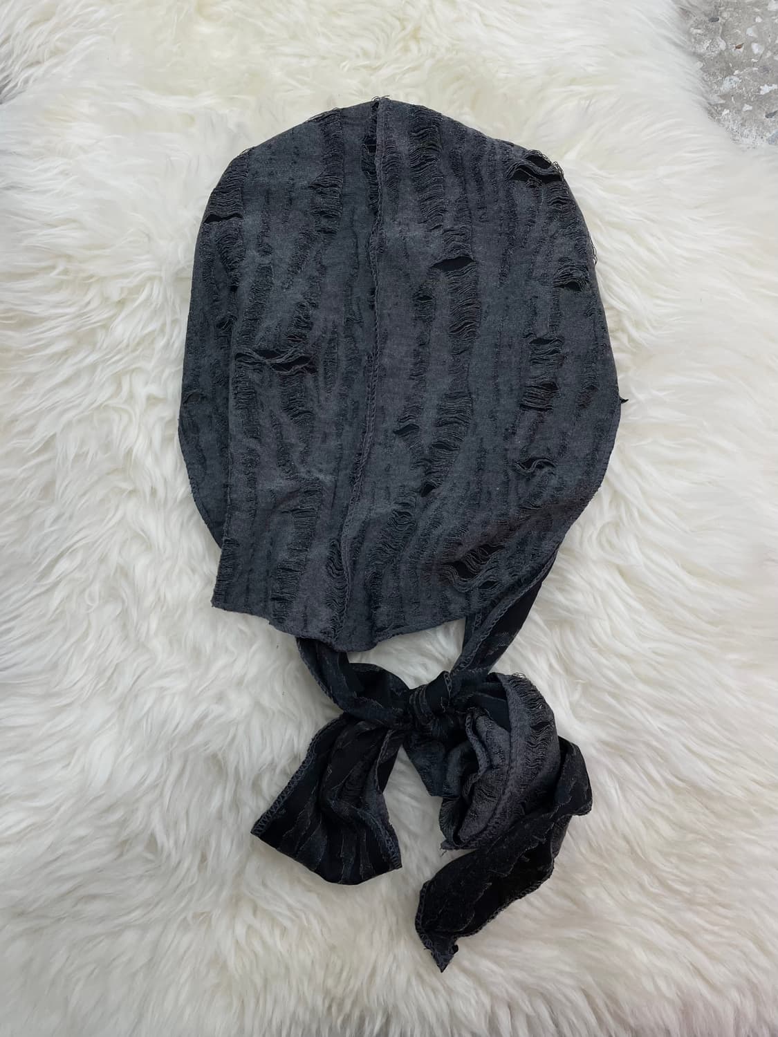 그런지 데미지 헤드 스카프 상품이미지5