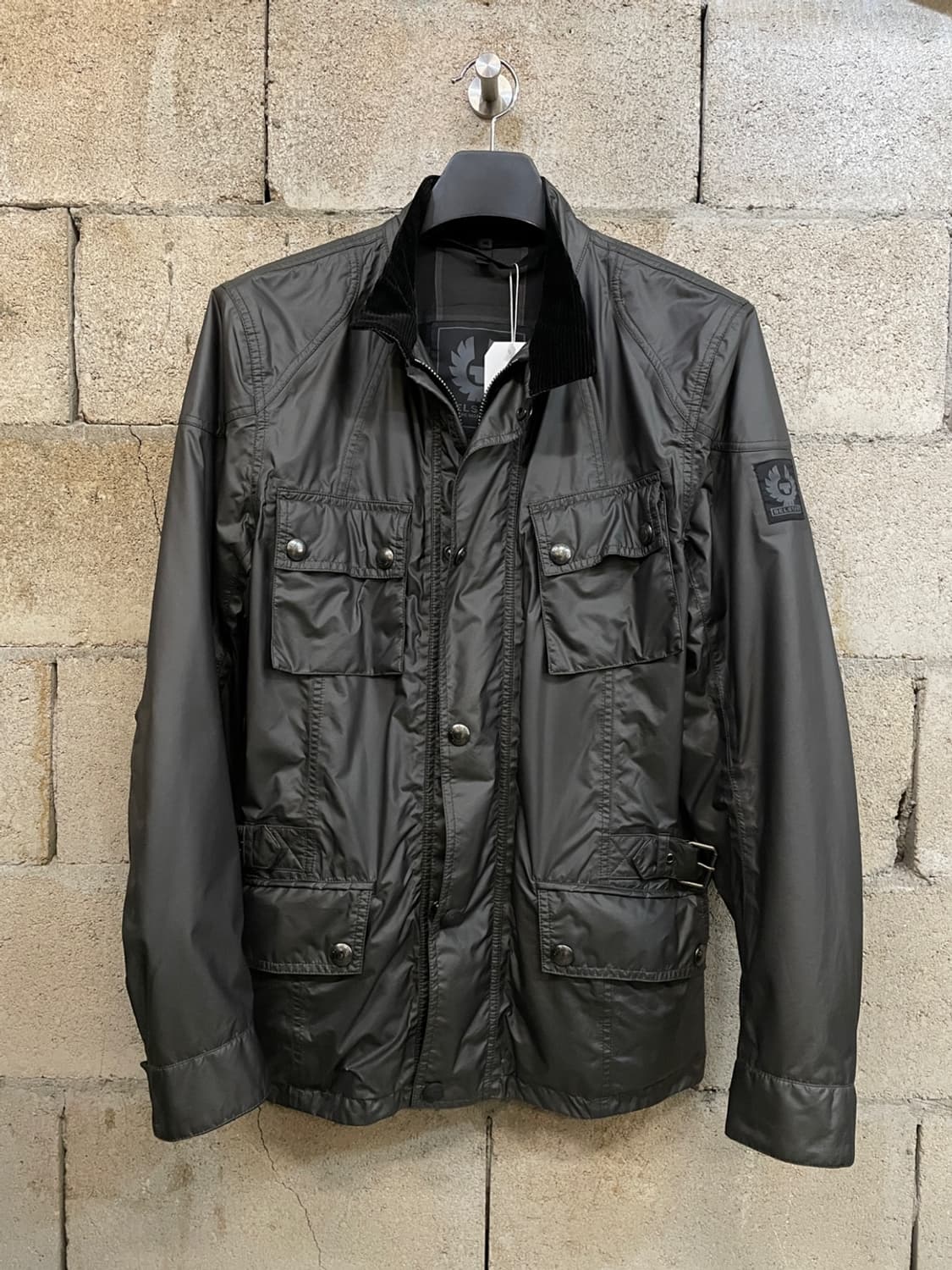 벨스타프 코팅 코튼 모터사이클 자켓 상품이미지1