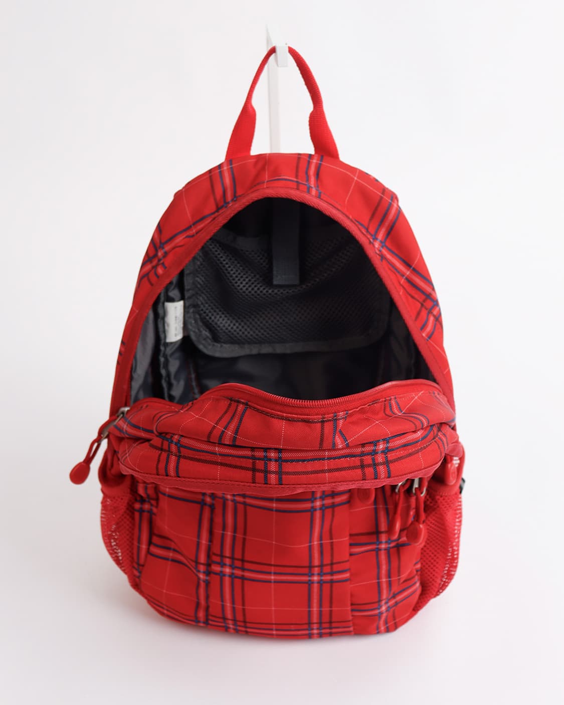 [COLEMAN] 레드 체크 나일론 미니 백팩 상품이미지8