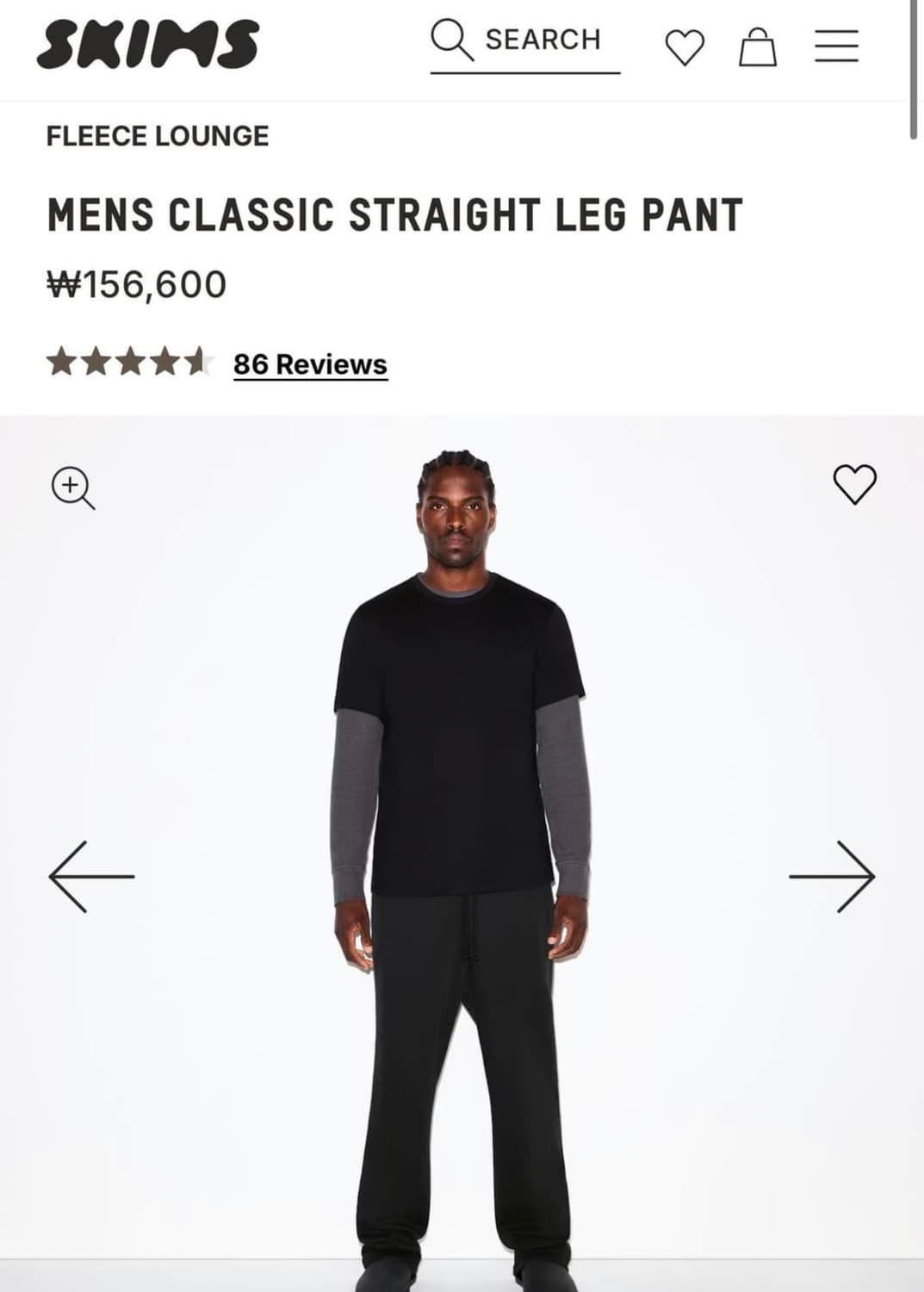 MENS CLASSIC STRAIGHT LEG PANT 상품이미지2